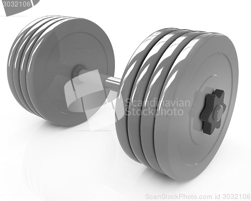 Image of Colorful dumbbell 