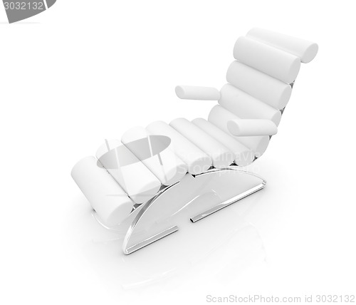 Image of Comfortable white Sun Bed