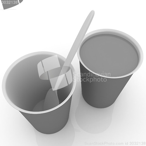 Image of Orange juice in a fast food dishes