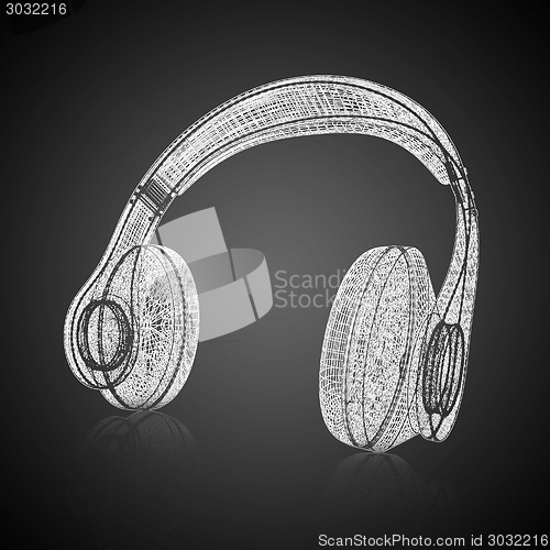 Image of 3d model headphones