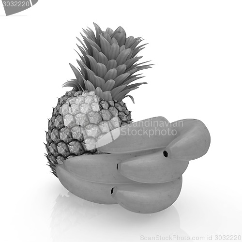 Image of pineapple and bananas