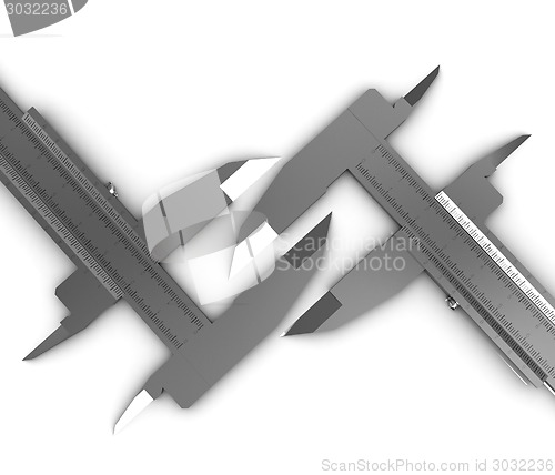 Image of Calipers on a white background