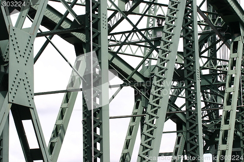 Image of Part of the Hawthorne Bridge structure