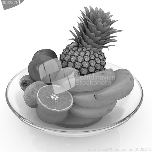 Image of Citrus in a glass dish