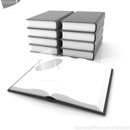 Image of colorful real books
