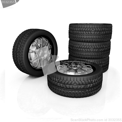 Image of car wheel