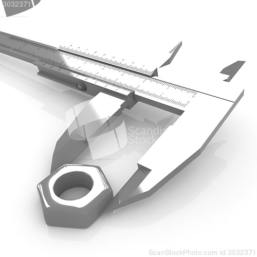 Image of Trammel vernier measures the detail 