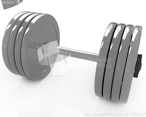 Image of Colorful dumbbell 