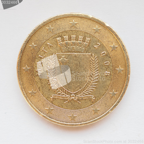 Image of Maltese Euro coin