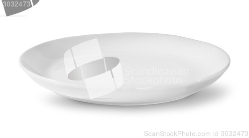 Image of Single White Porcelain Plate