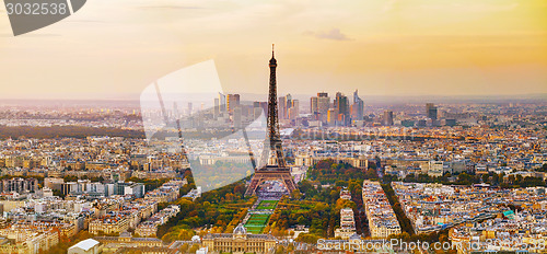 Image of Aerial view of Paris