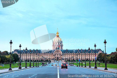 Image of Les Invalides building in Paris