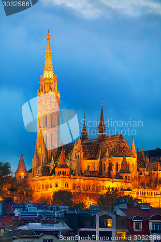 Image of Matthias church in Budapest, Hungary