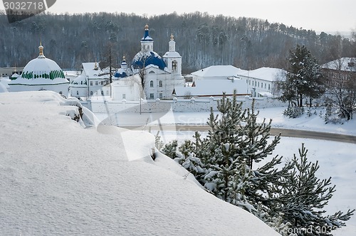 Image of Ioanno-Vvedensky monastery. Priirtyshsky. Russia