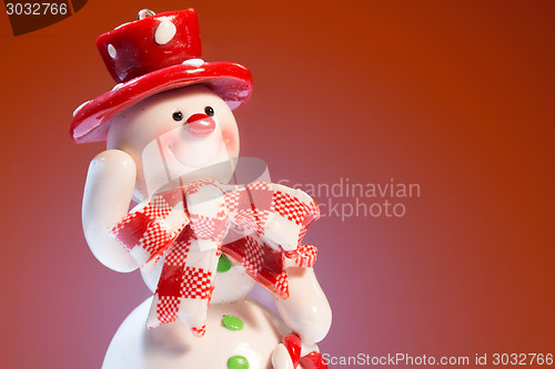 Image of Cheerful snowman