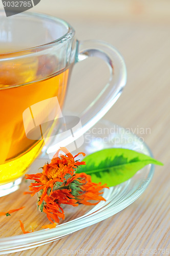 Image of marigold herbal tea