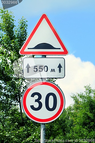 Image of road sign