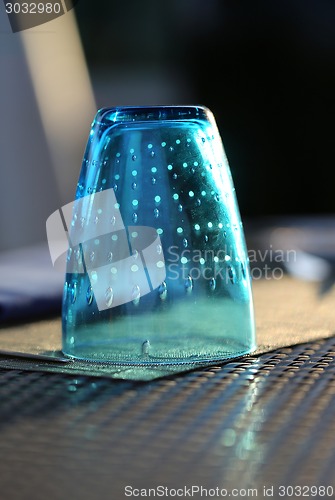 Image of blue glass