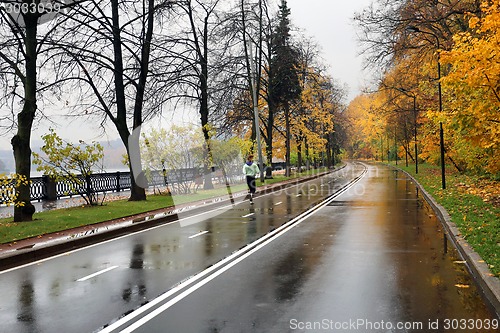 Image of wet road