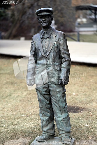 Image of Statue of working