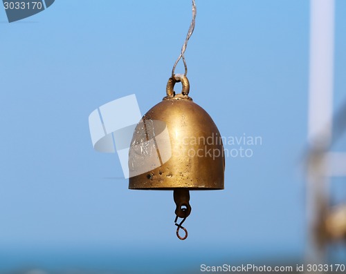 Image of Bell in a Buddhist temple