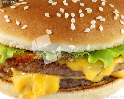 Image of double cheeseburger