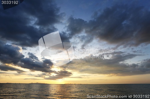 Image of Sunset on the Sea