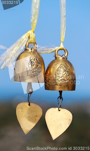 Image of Bell in a Buddhist temple