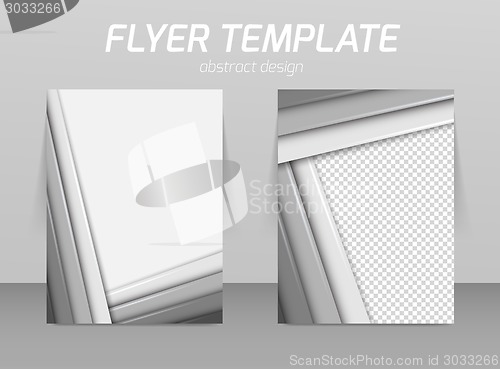 Image of Abstract flyer template design