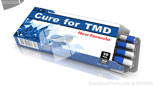 Image of Cure For TMD, Red Open Blister Pack.