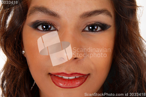 Image of Face of lovely woman.