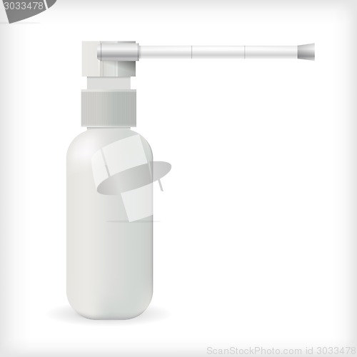 Image of Vector illustration of aerosol medication