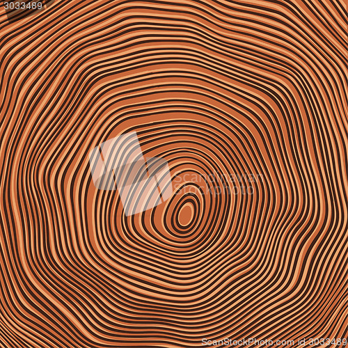 Image of Tree rings background illustration. Color version
