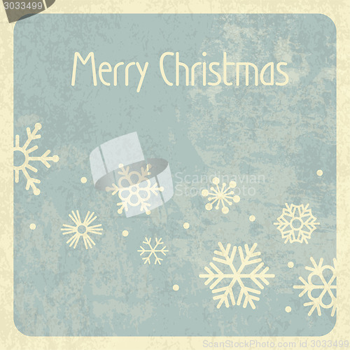 Image of Merry Christmas Retro Design