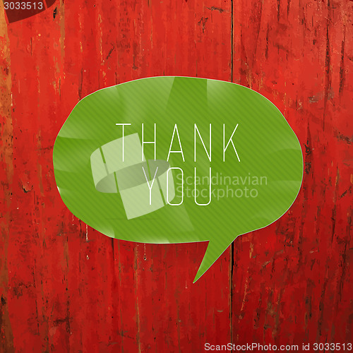 Image of Thank you card design