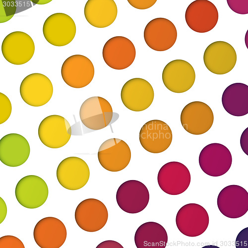 Image of Abstract colorful circles background