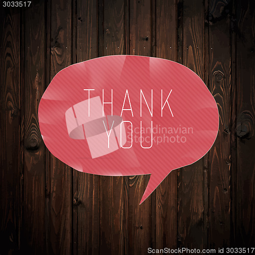 Image of Thank you card design