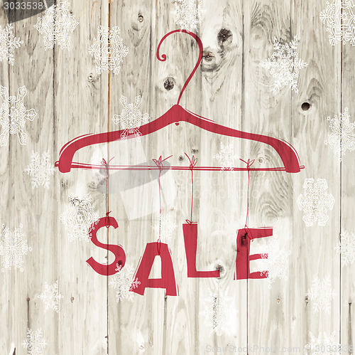 Image of Christmas Sale Retro Poster