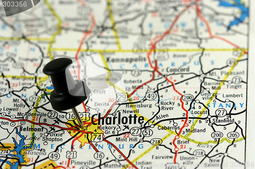 Image of Push pin in Charlotte