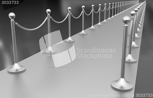 Image of 3d illustration of path to the success 