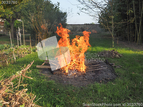 Image of Burning fire