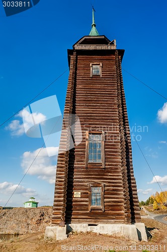 Image of Wooden watchtower, 19th century. N.Sinyachikha