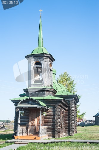 Image of Efsima's and Savvatiya Solovetskikh chapel. Russia