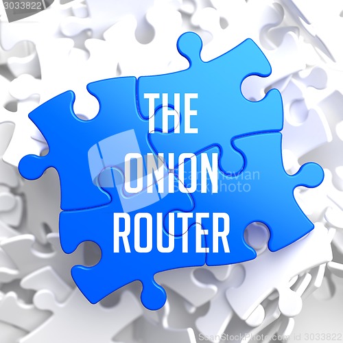 Image of The Onion Router on Blue Puzzle.