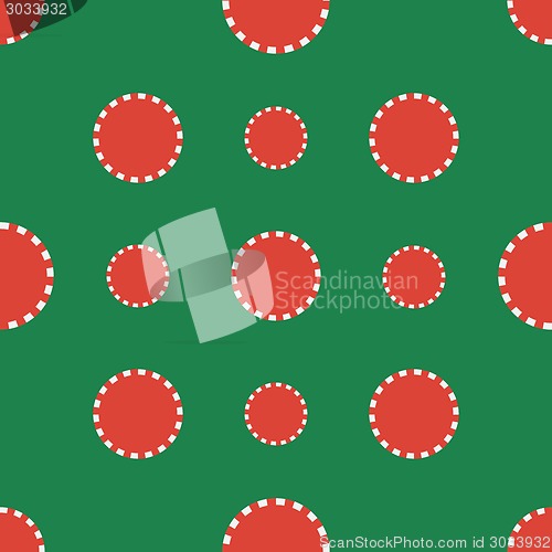 Image of Casino chips. Seamless pattern