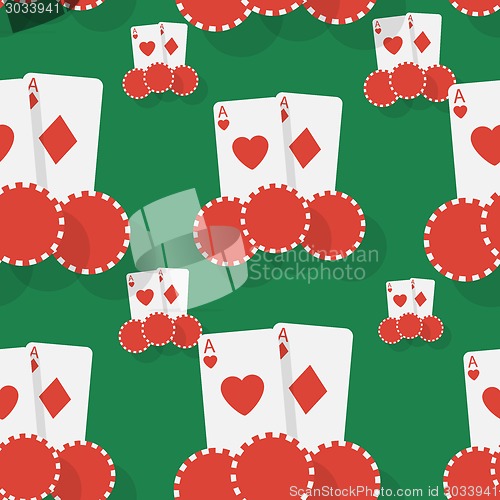 Image of Casino poker seamless background