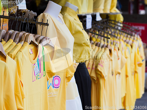 Image of Yellow shirts for the King's Birthday