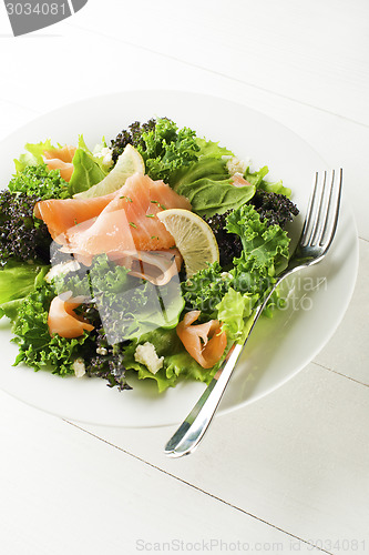 Image of Salad with salmon