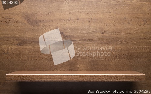 Image of Wooden shelf