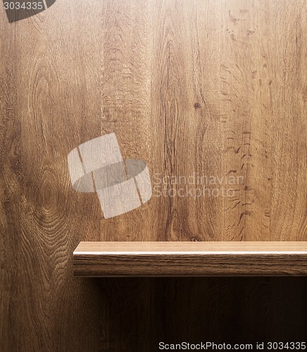 Image of Wooden shelf